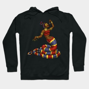 Coral Snake Girl Eating a Mouse MONSTER GIRLS Series I Hoodie